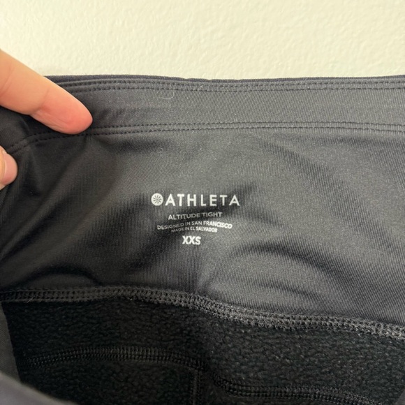 {XXS} Athleta Altitude Polartec Power Stretch Tight - Picture 6 of 10